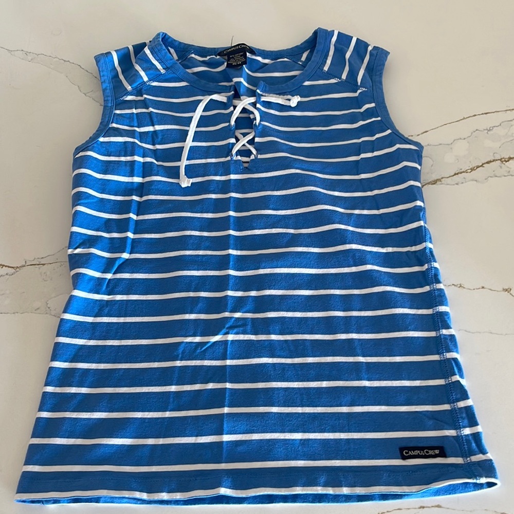 Campus Crew striped tank top